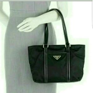 Authentic Prada Tessuto Saffiano Small Tote